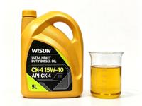 زيت محرك WISUN SAE 15W-40 API CL-4 للخدمة الشاقة من قوانغدونغ، ثبات عالي في درجات الحرارة، يقلل استهلاك الزيت، مناسب للمركبات طويلة المدى