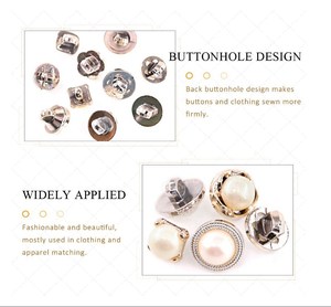Các loại nút ngọc trai nhựa trắng ngọc trai Shank nút cổ điển may nút cho hàng thủ công quần áo váy cưới và dự án tự làm - Product Image 6