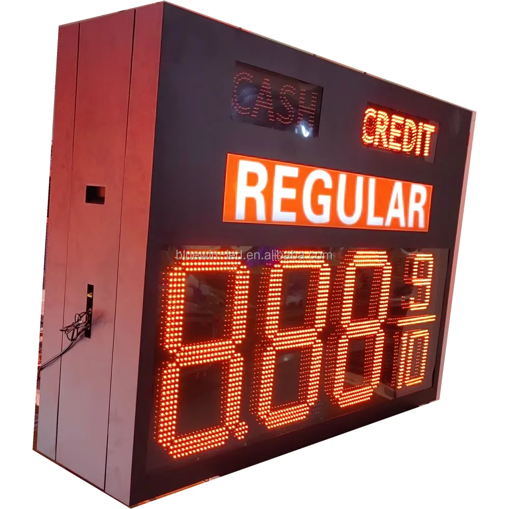 Gas led price signs for sale 18" led gas price sign for fuel price sign