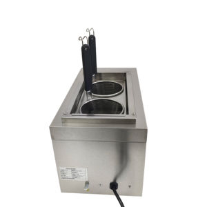 Cuocipasta Elettrico Commerciale a <span class=keywords><strong>2</strong></span> Cestelli in Acciaio Inox, Attrezzatura da Cucina per Casa, Ristorante e Venditori Ambulanti - Product Image 6