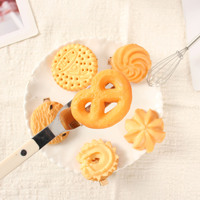Jolie pince à cheveux en forme de biscuit alimentaire simulé, accessoire capillaire pour étudiant, ornement de cheveux