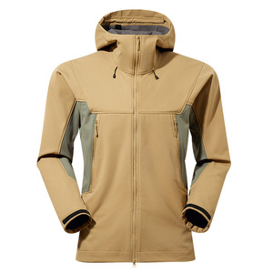 Chaqueta de Senderismo Softshell Personalizada, Ecológica y Sostenible para Hombre, Chaqueta de Trekking Impermeable y Cortavientos para Deportes al Aire Libre - Product Image 1