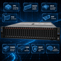 Serveur en rack 2U WR3220 G2, double processeur Xeon 3e génération, DDR4-3200, PCIe 4.0, testé pour applications d'entreprise