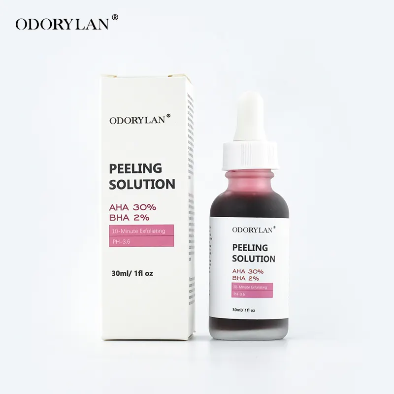 Hot sell Private Label Skin Care Serum Whitening Glycolic Acid AHA 30% BHA 2% Peeling Solution