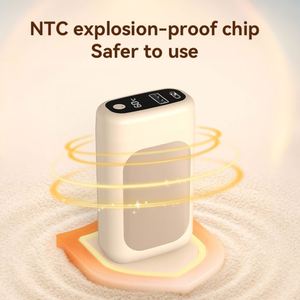 Réglage de la température sur trois niveaux, recharge USB, 6000 mAh, mini chauffe-mains portable quatre couleurs - Product Image 4