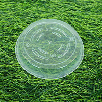 Haute qualité clair rond en plastique soucoupe semis plante soucoupe Transparent fleur planteur Pot plateau