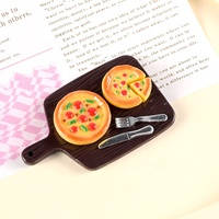 NUOVO Modello di Pizza in Resina per Giochi di Ruolo e Decorazioni