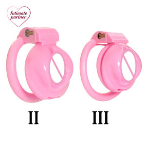 Set Gabbia di Castità Sissy <span class=keywords><strong>Pussy</strong></span> Leggera con Micro Labia e Anelli per Pene in 4 Misure, Giocattoli Sexy SM per Uomini Gay - Product Image 6