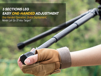 Accessoire de trépied de chasse XAMOREST, réglable de 6 à 9 pouces, en fibre de carbone, support pour observation des oiseaux, ODM OEM