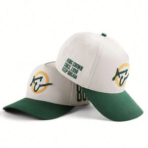 Gorra de Béisbol Bordada Personalizada de Fábrica, Unisex, de 5 Paneles, Tela de Algodón, Tamaño Ajustable, Visera Curva de Dos Tonos - Product Image 3