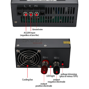 Mzmw 12V 24V <span class=keywords><strong>48V</strong></span> 72V 110V 200V 300V 20A 40A 60A 120A 1000W 1200W <span class=keywords><strong>1500W</strong></span> 2000W công nghiệp SMPS AC DC chuyển đổi chế độ cung cấp điện - Product Image 3