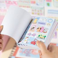 Personalizable dibujos animados Amine Bullet diario pegatina autoadhesivo favorito estrella diario planificador calcomanías al por mayor libro de mano