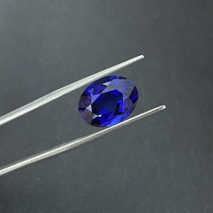 Màu Đỏ Màu Xanh GRC Giấy Chứng Nhận Tạo Ra Oval Loose Đá Quý Lab Grown Hoàng Gia Của <span class=keywords><strong>Ruby</strong></span> Sapphire Giá Mỗi <span class=keywords><strong>Carat</strong></span> Cho Chiếc Nhẫn Trang Sức - Product Image 5