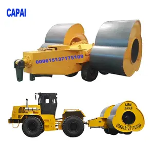 Nieuwe Kepai 30kj Gesleept Achter Impact Compactor Roller Zhengzhou Nieuw Model 3-zijdige Dubbeltrommel Road Roller 6830 Te Koop In Brazilië