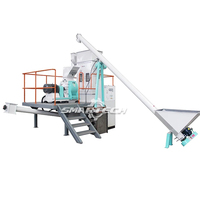 Marteau d'alimentation en grains de maïs broyeur de sciure de bois fabrication de granulés machinerusher Sfsp série broyeur à marteaux ligne de production de granulés personnaliser fourni