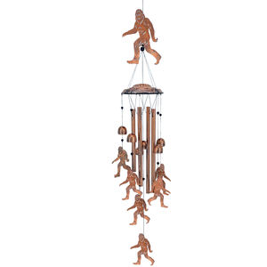 Stile animale Bigfoot musica in alluminio carillon a vento all'aperto impermeabile regalo commemorativo in metallo decorazione da giardino - Product Image 4