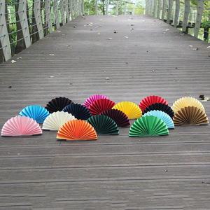 Ventilador plegable de Color sólido, papel ligero, decoración de fondo fotográfico, estudio de fotografía, uso de cabina de fotos, producto alimenticio - Product Image 2