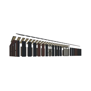 Revestimiento de refugio resistente a incendios forestales Sistema de ventilación resistente a las brasas Estructura de aleación de aluminio Estructura de acero de agua salada - Product Image 1