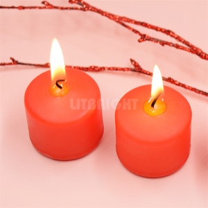 12 Pack fait à la main naturel pur <span class=keywords><strong>cire</strong></span> <span class=keywords><strong>d</strong></span>'<span class=keywords><strong>abeille</strong></span> pilier bougies petite église bougie votives bougie pour cadeau maison fête église - Product Image 2