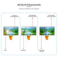 Outdoor Hochhelligkeits-1000-Nits 1024x600 50-Pin Resistiver Touchscreen-Panel 7-Zoll-TFT-LCD-Modul LCD-Display