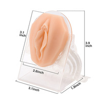 Modèle anatomique de piercing vaginal féminin en silicone souple, parties génitales CP.KC.0161 pour la pratique scientifique médicale du piercing