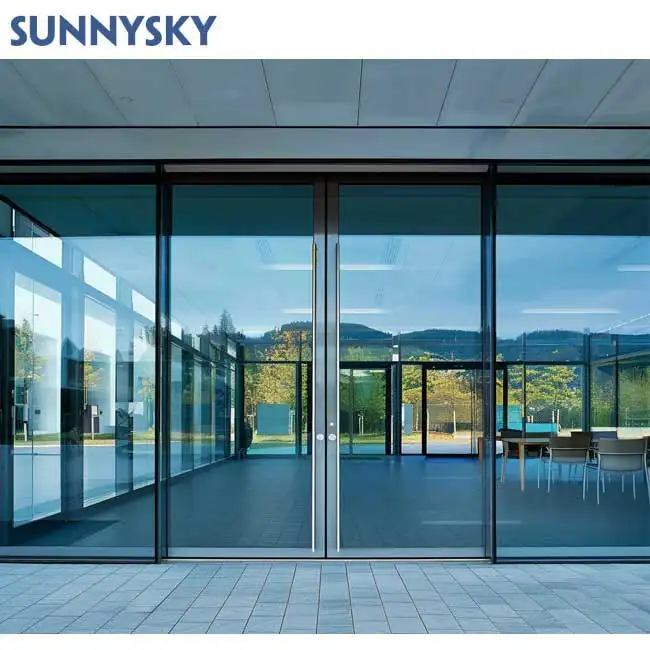 Sunnysky AS2047 Aluminium Sliding Stacking Door Exterior Australian Patio Doors Double Glazing Glass Sliding Doora