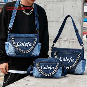 Sac à bandoulière Colefa 2026, neuf, pour jeunes garçons, étudiants, école, sac messager, mode européenne, États-Unis, sac à bandoulière pour femme et homme - Product Image 1