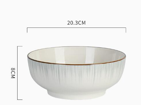 grey 8 inch bowl