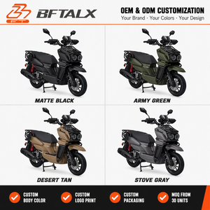 Scooter de banlieue à essence 125cc à kilométrage élevé, contrôleur ECU BOSCH, freinage combiné de sécurité CBS - Product Image 6