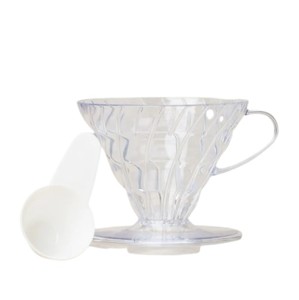 Hario riutilizzabile caffè Dripper <span class=keywords><strong>V60</strong></span> 01/02 in plastica trasparente per versare sopra filtro caffè per il commercio all'ingrosso - Product Image 4