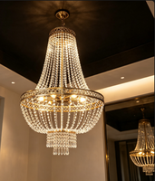 Lustre LED moderne doré pour mariage, suspension décorative, vente directe usine RHD