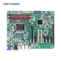 Carte mère industrielle ATX Linkleaps Q170 avec chipset, compatible Intel Core i9, i7, i5, i3 de 6e à 9e génération, double LAN GbE, 6 ports COM, 5 PCIe, 2 PCI