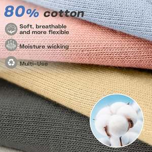 Custom New Style Long Cotton Striped Yoga Socks for Women Anti-slip Specifically Designed for Pilates - Product Image 4