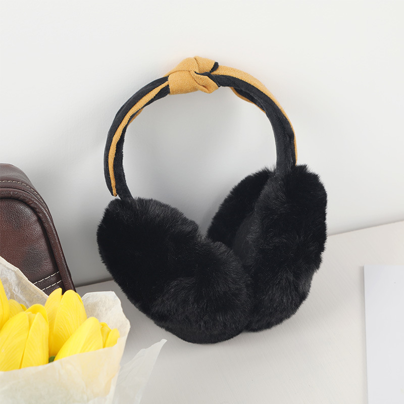 Новое поступление зимние теплые наушники с бантом для девочек зимние теплые наушники для защиты ушей оптом