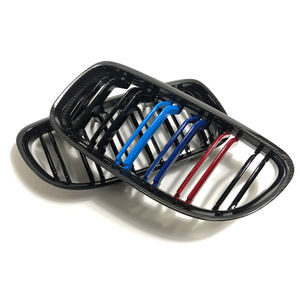 Impresión de transferencia de agua M Color Línea doble Red de coche Parachoques delantero Rejilla de malla para <span class=keywords><strong>Bmw</strong></span> <span class=keywords><strong>3</strong></span> Series E90 - Product Image 3