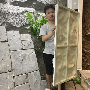 Panneau mural extérieur en <span class=keywords><strong>pierre</strong></span> PU 3D, <span class=keywords><strong>mur</strong></span> en <span class=keywords><strong>pierre</strong></span> artificielle en polyuréthane, composants de panneau en roche artificielle avec <span class=keywords><strong>faux</strong></span> <span class=keywords><strong>mur</strong></span> en <span class=keywords><strong>pierre</strong></span> - Product Image 4