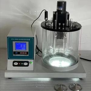 Medidor de viscosidade cinemático para banho, medidor de viscosidade capilar de 2 furos SYA-265B, cilindro único, para petróleo
