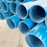 Tuyau en PVC à haut débit pour puits profonds, tuyau de revêtement en UPVC de 3 à 10 pouces pour pompe submersible