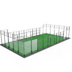 Pista de Pádel Personalizable con Techo para Clubes Deportivos y Centros Recreativos A01, Diseño Panorámico que Ofrece una Vista Amplia - Product Image 2