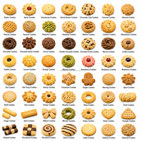Ligne de production de biscuits, formage de biscuits à l'avoine, moulage de biscuits aux amandes pour la production en usine alimentaire