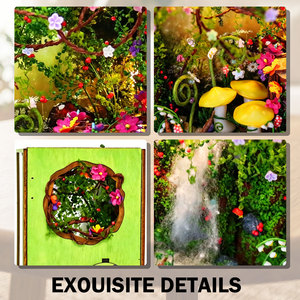 <span class=keywords><strong>Kit</strong></span> de maison miniature DIY Minihaven : Construisez votre mini-maison, serre <span class=keywords><strong>champignon</strong></span> <span class=keywords><strong>magique</strong></span>, boîte de rangement pour adultes - Product Image 3