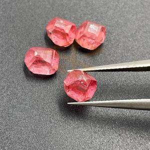 Diamante Sintético Rojo Granada HPHT Cultivado en Laboratorio, Diamante en Bruto de 2-4 Quilates, 6-10 mm, Sin Cortar, para Joyería - Product Image 4