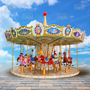 <span class=keywords><strong>Manège</strong></span> Électrique Extérieur en Métal pour Centre Commercial, Parc d'Attractions, Jeu pour Enfants, 16 Places, Luxe, Lumineux et Musical - Product Image 2