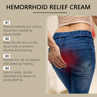 Crème de traitement des hémorroïdes Wiyun : Réduit les gonflements, anti-fissures, soulage la douleur, les brûlures et les saignements, crème apaisante pour hémorroïdes et constipation