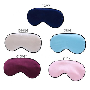 Bouchons d'oreille doux cadeau <span class=keywords><strong>fantaisie</strong></span> populaire et <span class=keywords><strong>masque</strong></span> de soin des yeux de <span class=keywords><strong>sommeil</strong></span> de voyage rose en soie satinée - Product Image 4