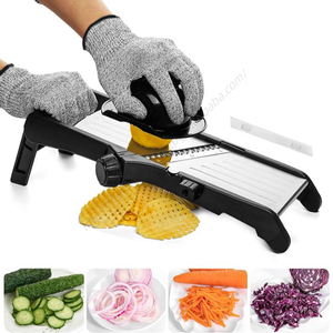Vente en gros : Coupe-légumes manuel en acier inoxydable Syh1105, râpe mandoline, éplucheur, accessoires de cuisine pour pommes de terre et fruits - Product Image 3