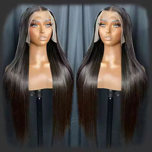 Pelucas de Cabello Humano Vietnamita Virgen 15A, sin Pegamento, con Frente de Encaje HD Completo, Cabello Indio Virgen con Cutícula Alineada, Pelucas con Frente de Encaje HD - Product Image 4