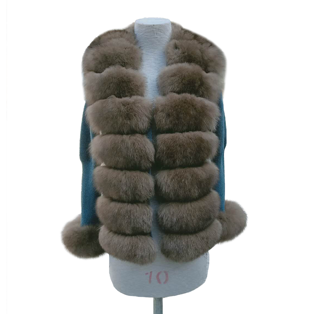Bleu avec Brown