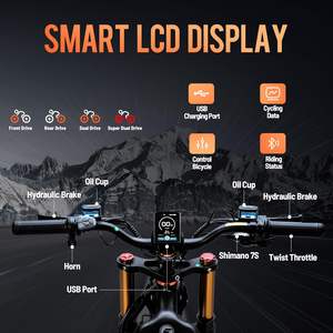 Vélo de route électrique haut de gamme 250W, vélo électrique 26 pouces, solution de transport électrique écologique pour la vie moderne - Product Image 3