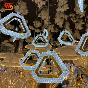 SMOOTH Wedding Festival Stage Hotel Ceiling Small <b>LED</b> Acrylic String Lights Romantic Modern Wedding Banquet Luminous Light - Product Image 4
